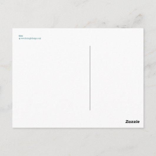 アルファベットの学校 ポストカード (裏面)