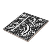 アルファベットの手紙Bのタイル絞首刑 タイル (側面)