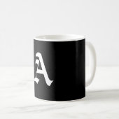 アルファベットの文字A, コーヒーマグカップ (正面右)