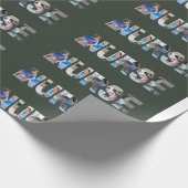 アルファベットの最初の文字 ラッピングペーパー (角)