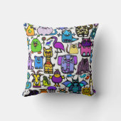 アルファベットの本の枕 クッション (裏面)