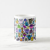 「アルファベットの本」のマグ コーヒーマグカップ (中央)