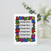 アルファベットの枠 ポストカード (スタンド正面)