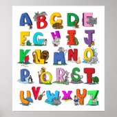 アルファベットの漫画のポスターFROM 14.95 ポスター (正面)