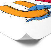 アルファベットの漫画のポスターFROM 14.95 ポスター (角)