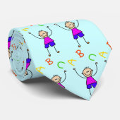 アルファベットの男の子 ネクタイ (ロール)
