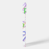 アルファベットの紙吹雪 iPhoneケース「P」 iPhoneケース (右側面)