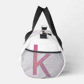 アルファベットの紙吹雪「K」 ダッフルバッグ (右)