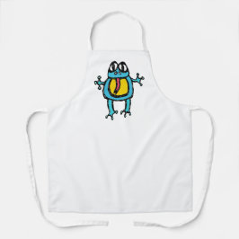 アルファベットの絵本 - カエル エプロン