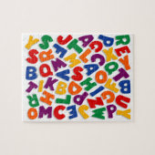 アルファベットの課題 ジグソーパズル (横)