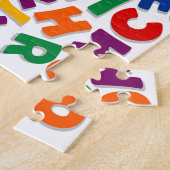アルファベットの課題 ジグソーパズル (側面)