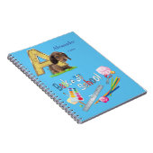 アルファベットの首都 学校に通う ノートブック (右側)