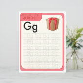 アルファベットのＧの綴りを覚える　家庭教師　ホームスクーリング (スタンド正面)