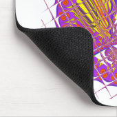 アルファベットのA, カラフルなロゴテキストデザイン マウスパッド (コーナー)