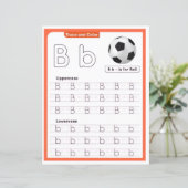 アルファベットのBを学ぼう！　家庭学習用　スペルを覚える　先生 (スタンド正面)