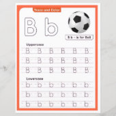 アルファベットのBを学ぼう！　家庭学習用　スペルを覚える　先生 (正面)