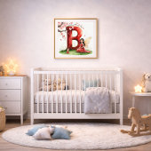 アルファベットのB 妖精 アート ポスター - 桜