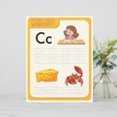 アルファベットのCの綴りを学ぼう　家庭教師　ホームスクーリング (スタンド正面)