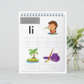 アルファベットのIを覚える　教師　ホームスクーリング (スタンド正面)