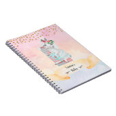 アルファベットのL ラブリーな羊の女の子の日常学習 ノートブック (右側)