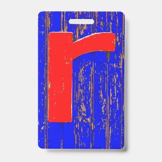 アルファベットのR バッジ (正面)