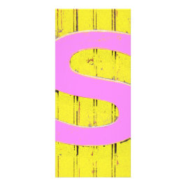 アルファベットのS ラックカード