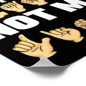 アルファベットアメリカンシンランゲージAsl先生引用文 ポスター (角)