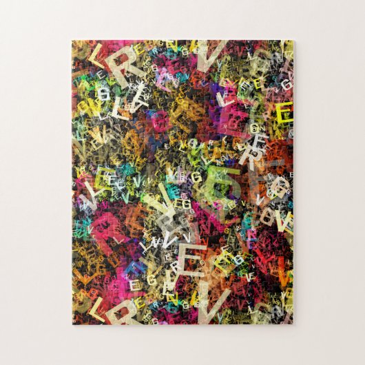 アルファベットアート1パズル ジグソーパズル (縦)