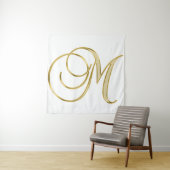 アルファベットイニシャルの背景 タペストリー (インサイチュ)