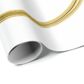 アルファベットイニシャルの背景 ラッピングペーパー (ロールコーナー)