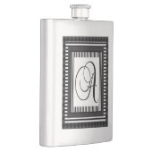 アルファベットイニシャルAモノグラム フラスク (右)