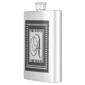 アルファベットイニシャルAモノグラム フラスク (左)