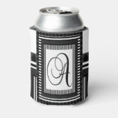 アルファベットイニシャルAモノグラム 缶クーラー (缶裏面)