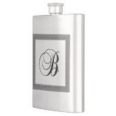 アルファベットイニシャルBモノグラム フラスク (左)