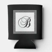 アルファベットイニシャルBモノグラム 缶クーラー (裏面)