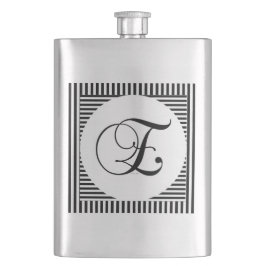 アルファベットイニシャルEモノグラム フラスク