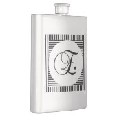 アルファベットイニシャルEモノグラム フラスク (右)