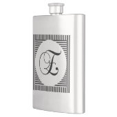 アルファベットイニシャルEモノグラム フラスク (左)