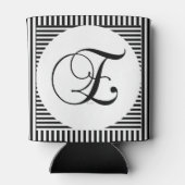 アルファベットイニシャルEモノグラム 缶クーラー (裏面)