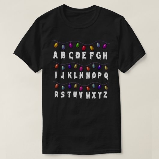 アルファベットウォール Tシャツ (デザイン正面)