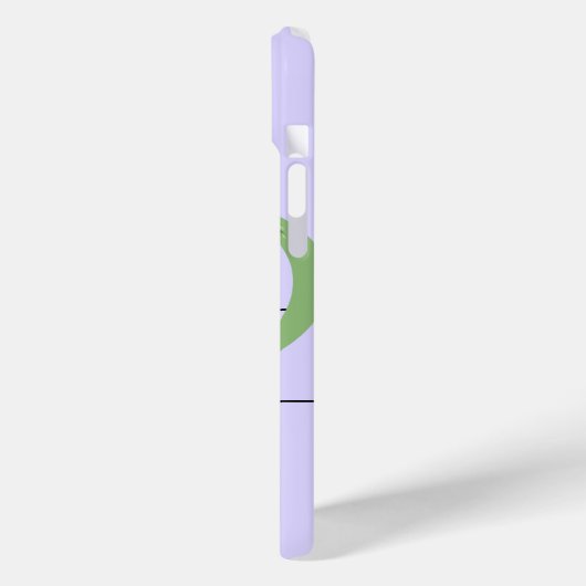 アルファベットエレガント文字Pラベンダーボホドラゴンフライ Case-Mate iPhoneケース (裏面 / 左)