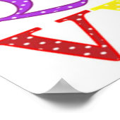 アルファベットカラフルポスター ポスター (角)