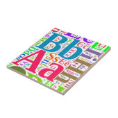 アルファベットカラフル タイル (側面)