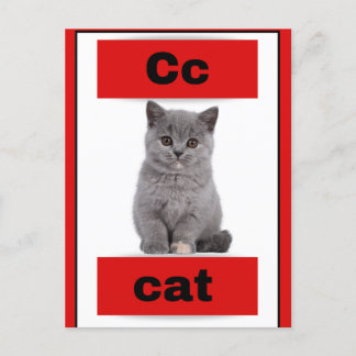 アルファベットカード(実在写真付き)休日はがき シーズンポストカード