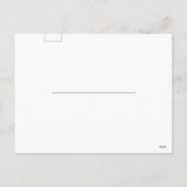 アルファベットカード(実在写真付き)休日はがき シーズンポストカード (裏面)