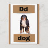 アルファベットカード(実在写真付き)休日はがき シーズンポストカード (正面)