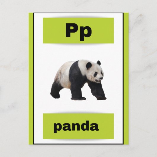 アルファベットカー実在ド(写真付) シーズンポストカード (正面)