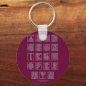 アルファベットキーチェーン キーホルダー (正面)