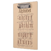 アルファベットクリップボード クリップボード (左)