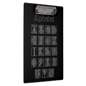 アルファベットクリップボード クリップボード (右)